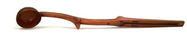 Zulu African Ceremonial Spoon with Stand Replica Statue Museum Replicas